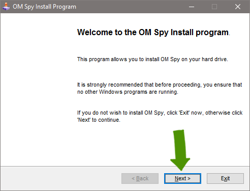 Install Spy Software - Step 1