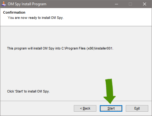 Install Spy Software - Step 3